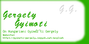 gergely gyimoti business card